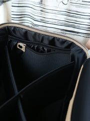 Luxury Full Grain Leather Cosmetic Purse with Mirror | Makeup Organizer & Travel Cosmetic Bag with Handle | Toiletry Case for Women & Men