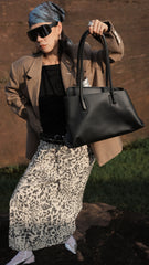 Luxury Green Suede Leather Tote Bag, Large Unique Fashion Shoulder Purse for Women
