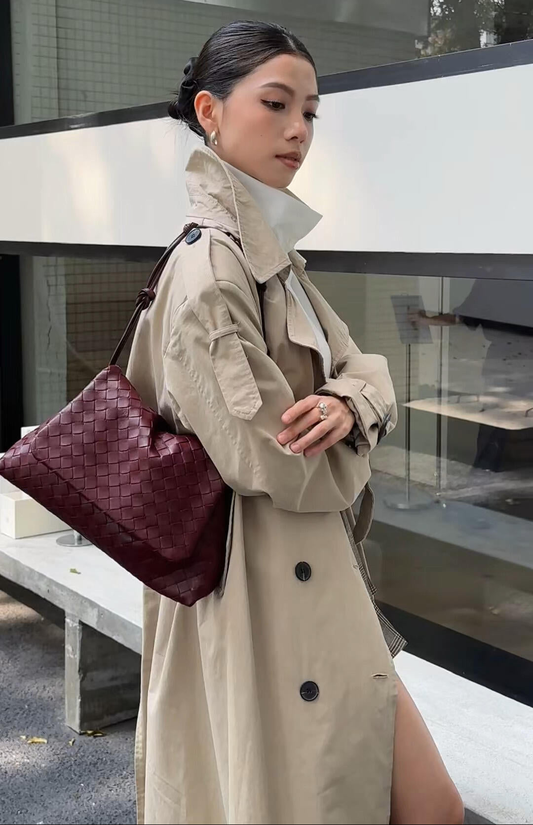 Luxury Handwoven Lambskin Crossbody Bag, Soft Leather Hobo Bag, Designer Craftsmanship Woven Flap Tote for Women