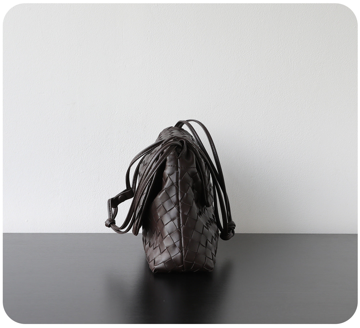 Luxury Handwoven Lambskin Crossbody Bag, Soft Leather Hobo Bag, Designer Craftsmanship Woven Flap Tote for Women