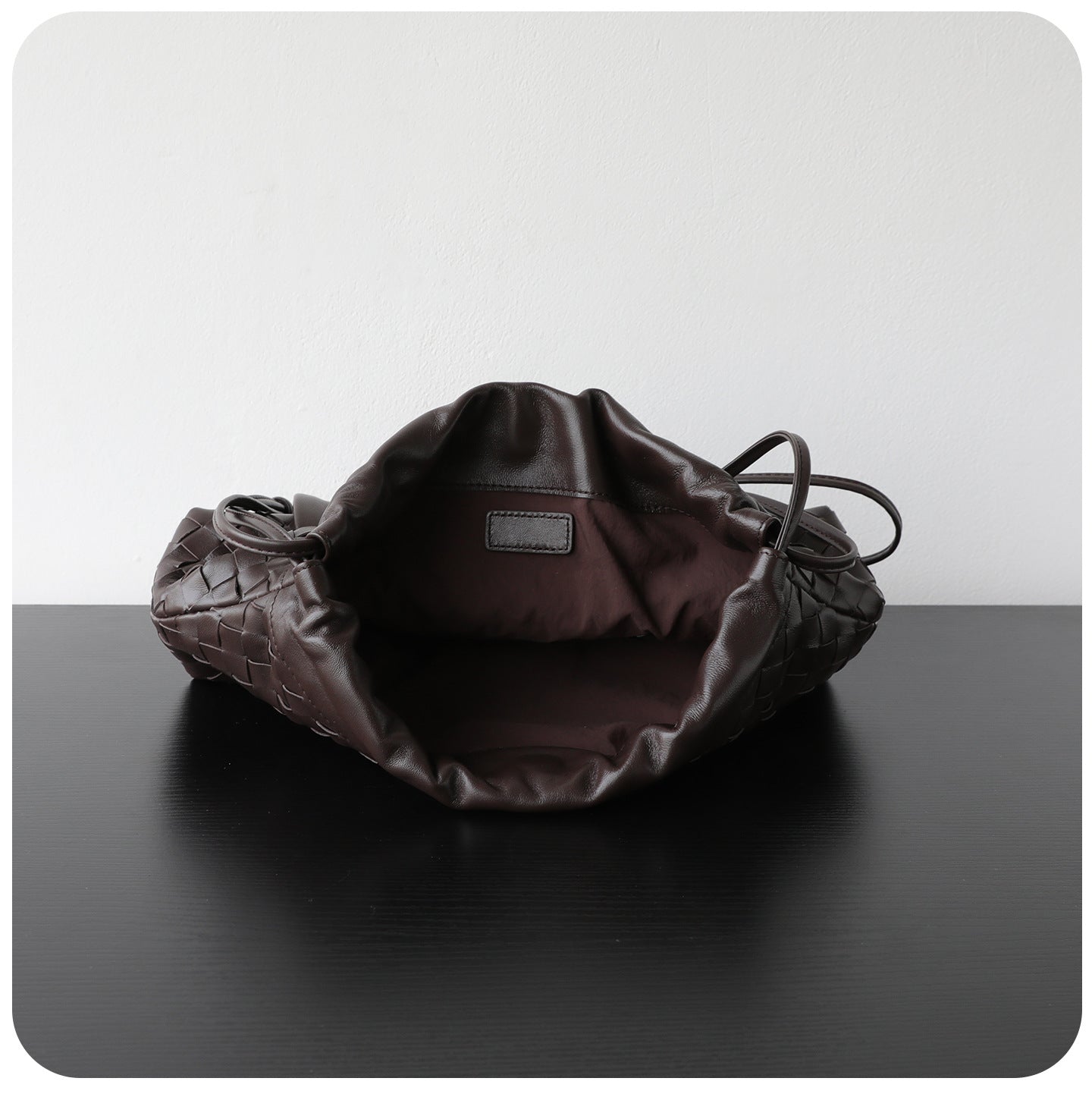 Luxury Handwoven Lambskin Crossbody Bag, Soft Leather Hobo Bag, Designer Craftsmanship Woven Flap Tote for Women