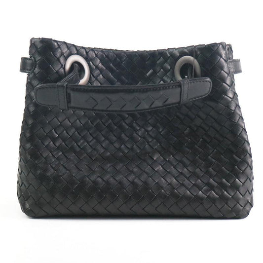 Luxury Handwoven Lambskin Leather Shoulder Bag, Soft Leather Versatile Top Handle & Underarm Design for Women