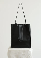 Luxury Leather Tote Bag, Lightweight Minimalist Shopper Bag for Women | Premium Lambskin, Cowhide & Suede Bag | Designer-Inspired Shoulder Bag