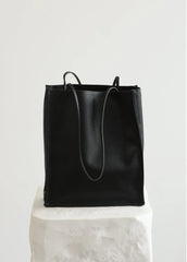 Luxury Leather Tote Bag, Lightweight Minimalist Shopper Bag for Women | Premium Lambskin, Cowhide & Suede Bag | Designer-Inspired Shoulder Bag