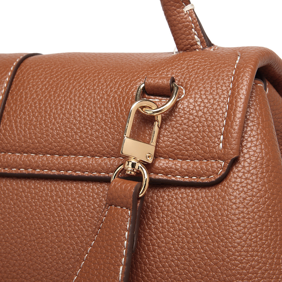 Luxury High Quality Pebbled Cowhide Leather Crossbody Bag, Minimalist Crossbody for Women, Lightweight Shoulder Satchel