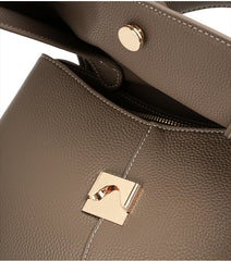 Luxury Pebbled Cowhide Leather Crossbody Bag, Minimalist Crossbody for Women, Lightweight Shoulder Satchel