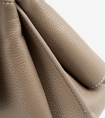 Luxury Pebbled Cowhide Leather Crossbody Bag, Minimalist Crossbody for Women, Lightweight Shoulder Satchel