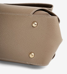 Luxury Pebbled Cowhide Leather Crossbody Bag, Minimalist Crossbody for Women, Lightweight Shoulder Satchel