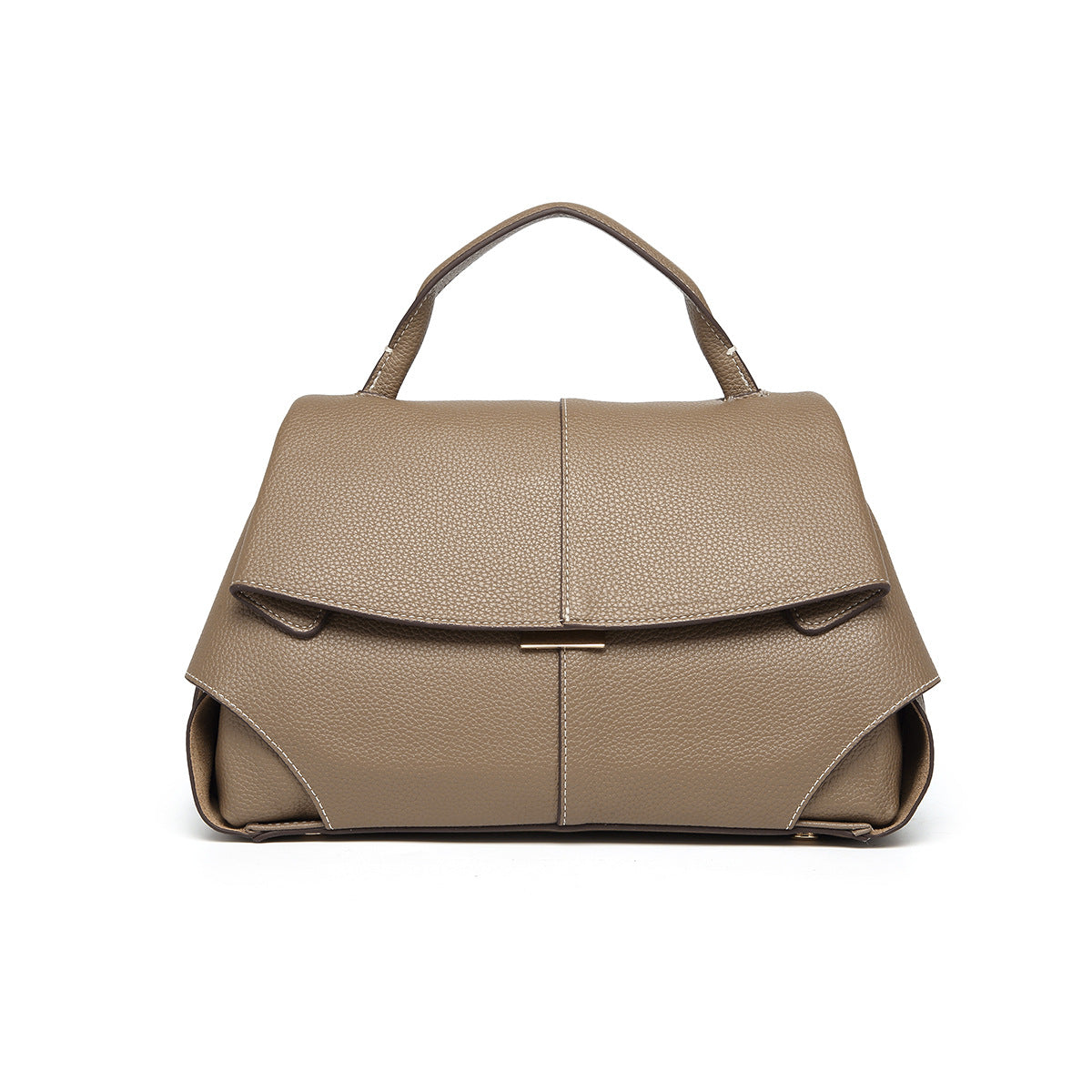 Luxury High Quality Pebbled Cowhide Leather Crossbody Bag, Minimalist Crossbody for Women, Lightweight Shoulder Satchel
