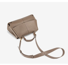 Luxury Pebbled Cowhide Leather Crossbody Bag, Minimalist Crossbody for Women, Lightweight Shoulder Satchel