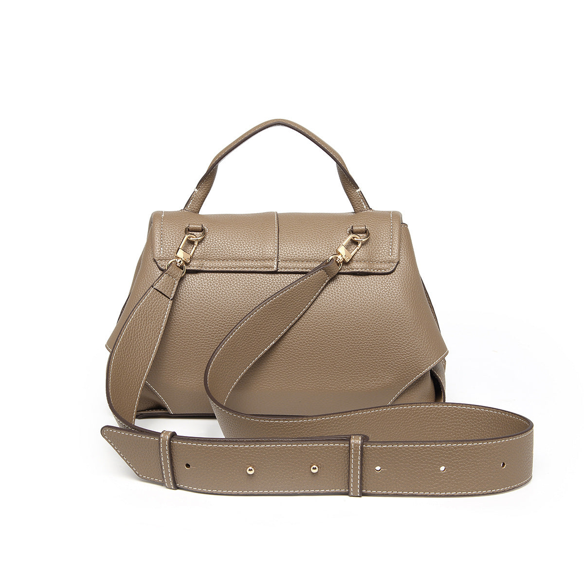 Luxury High Quality Pebbled Cowhide Leather Crossbody Bag, Minimalist Crossbody for Women, Lightweight Shoulder Satchel