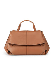 Luxury Pebbled Cowhide Leather Crossbody Bag, Minimalist Crossbody for Women, Lightweight Shoulder Satchel