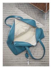 Luxury Taurillon Clemence Boston Commuter Tote Bag, Large Calf Leather Leather Handbag & Shoulder Bag for Women