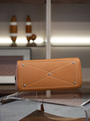 Luxury Taurillon Clemence Boston Commuter Tote Bag, Large Calf Leather Leather Handbag & Shoulder Bag for Women