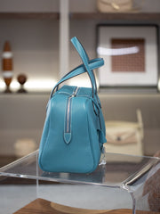 Luxury Taurillon Clemence Boston Commuter Tote Bag, Large Calf Leather Leather Handbag & Shoulder Bag for Women