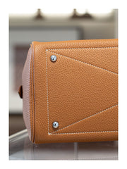 Luxury Taurillon Clemence Boston Commuter Tote Bag, Large Calf Leather Leather Handbag & Shoulder Bag for Women