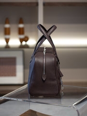 Luxury Taurillon Clemence Boston Commuter Tote Bag, Large Calf Leather Leather Handbag & Shoulder Bag for Women