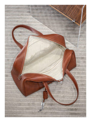 Luxury Taurillon Clemence Boston Commuter Tote Bag, Large Calf Leather Leather Handbag & Shoulder Bag for Women