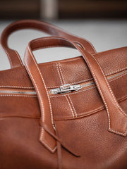 Luxury Taurillon Clemence Boston Commuter Tote Bag, Large Calf Leather Leather Handbag & Shoulder Bag for Women
