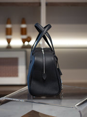 Luxury Taurillon Clemence Boston Commuter Tote Bag, Large Calf Leather Leather Handbag & Shoulder Bag for Women