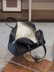 Luxury Taurillon Clemence Boston Commuter Tote Bag, Large Calf Leather Leather Handbag & Shoulder Bag for Women