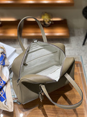 Luxury Taurillon Clemence Boston Commuter Tote Bag, Large Calf Leather Leather Handbag & Shoulder Bag for Women