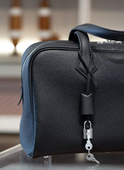 Luxury Taurillon Clemence Boston Commuter Tote Bag, Large Calf Leather Leather Handbag & Shoulder Bag for Women