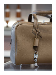 Luxury Taurillon Clemence Boston Commuter Tote Bag, Large Calf Leather Leather Handbag & Shoulder Bag for Women