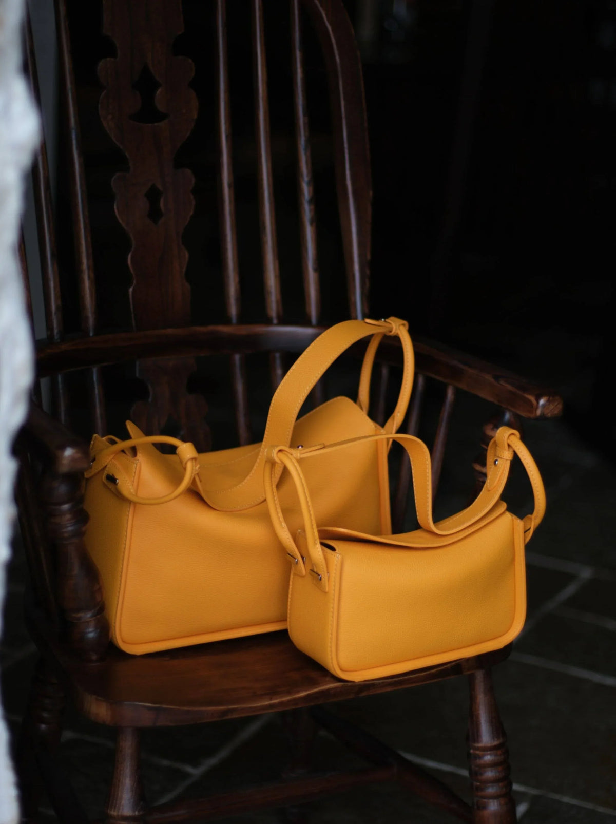 Luxury Togo Calfskin Leather Pillow Bag |  Minimalist Slouchy Crossbody & Shoulder Bag | 2026 Designer Collection