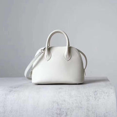 Mini Emma Luxurious Two-way Premium Italian Leather Bag | Handcrafted Full-grain Eve Calf Leather Shoulder Bag