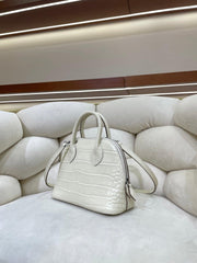 Mini Emma Luxurious Two-way Premium Italian Leather Bag | Handcrafted Full-grain Eve Calf Leather Shoulder Bag