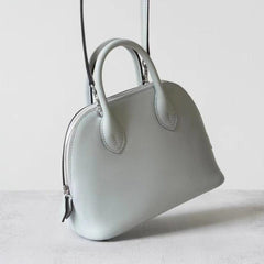 Mini Emma Luxurious Two-way Premium Italian Leather Bag | Handcrafted Full-grain Eve Calf Leather Shoulder Bag
