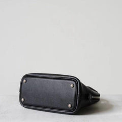 Mini Emma Luxurious Two-way Premium Italian Leather Bag | Handcrafted Full-grain Eve Calf Leather Shoulder Bag