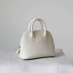 Mini Emma Luxurious Two-way Premium Italian Leather Bag | Handcrafted Full-grain Eve Calf Leather Shoulder Bag