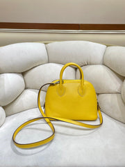 Mini Emma Luxurious Two-way Premium Italian Leather Bag | Handcrafted Full-grain Eve Calf Leather Shoulder Bag