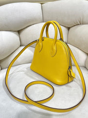 Mini Emma Luxurious Two-way Premium Italian Leather Bag | Handcrafted Full-grain Eve Calf Leather Shoulder Bag