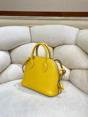 Mini Emma Luxurious Two-way Premium Italian Leather Bag | Handcrafted Full-grain Eve Calf Leather Shoulder Bag