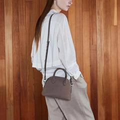 Mini Emma Luxurious Two-way Premium Italian Leather Bag | Handcrafted Full-grain Eve Calf Leather Shoulder Bag