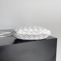 Mini Lambskin Handmade Woven Sardine Hobo Bag, Gold Bar Clutch, Luxury Crossbody & Shoulder Purse