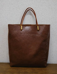 Minimalist Vintage  Cowhide Leather Bucket Bag,  HandmadeTote Shoulder Bag for Women, Elegant Everyday & Wedding Purse