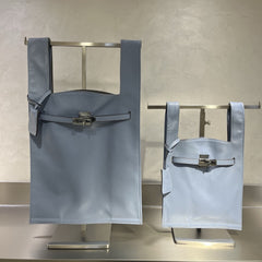 Minimalist & Versatile Soft Cowhide Leather Crossbody Bag with Lock Closure