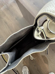 Minimalist & Versatile Soft Cowhide Leather Crossbody Bag with Lock Closure