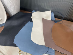 Minimalist & Versatile Soft Cowhide Leather Crossbody Bag with Lock Closure
