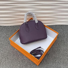 Mini Emma Luxurious Two-way Premium Italian Leather Bag | Handcrafted Full-grain Eve Calf Leather Shoulder Bag