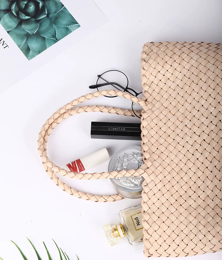 Woven leather bag | handmade full grain leather bag | Minimalist women's Bag, Handbag, Soft Leather Tote, Daily Bag, Gift for Her