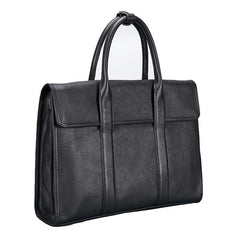 Premium Leather Mens' Briefcase | 15 Inches Leather Laptop Bag, Ladies' Briefcase, 15 Inches Laptop Bag, Men Work Tote, Business Shoulder Bag, Fashion Designer Laptop Bag Alexel Crafts