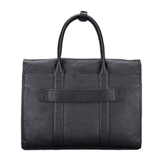 Premium Leather Mens' Suitcase Weekender | 15 Inches Leather Laptop Bag, Ladies' Briefcase, 15 Inches Laptop Bag, Men Work Tote, Business Shoulder Bag, Fashion Designer Laptop Bag Alexel Crafts