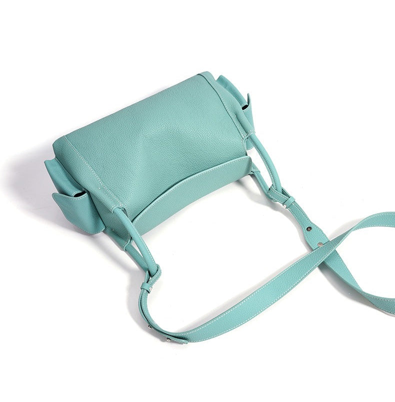 Premium Soft Cowhide Leather Hobo Shoulder Bag | Versatile Crossbody & Commuter Bag for Women