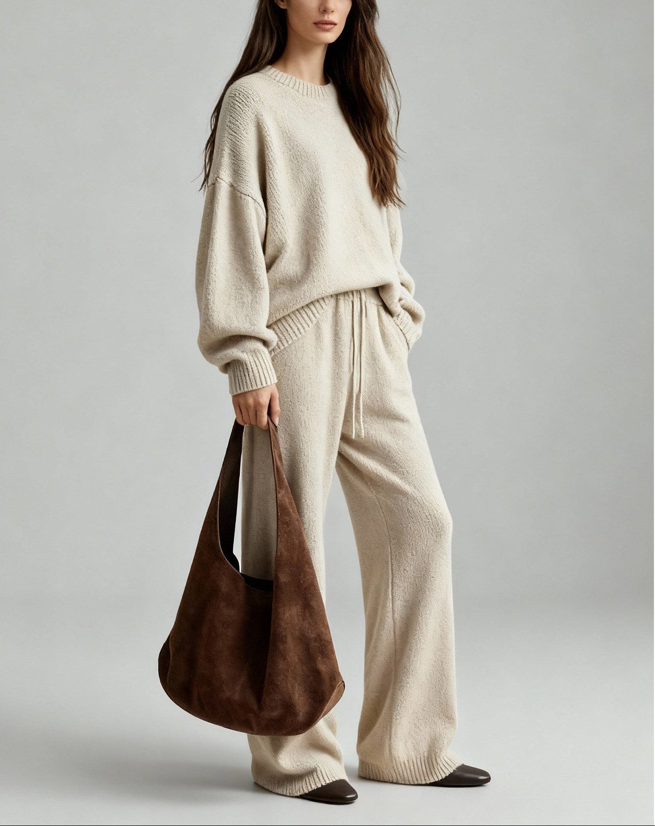Premium Suede Hobo Purse & Tote Bag for Women | Handcrafted Suede Bucket Bag