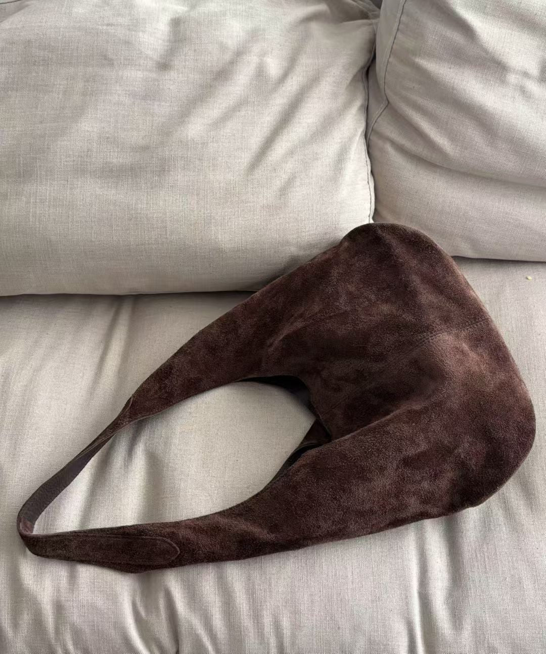 Premium Suede Hobo Purse & Tote Bag for Women | Handcrafted Suede Bucket Bag